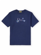 DIME - Logo-Print Cotton-Jersey T-Shirt - Blue