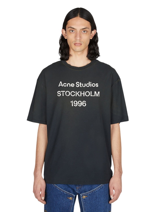 Photo: Acne Studios Logo Print T-Shirt