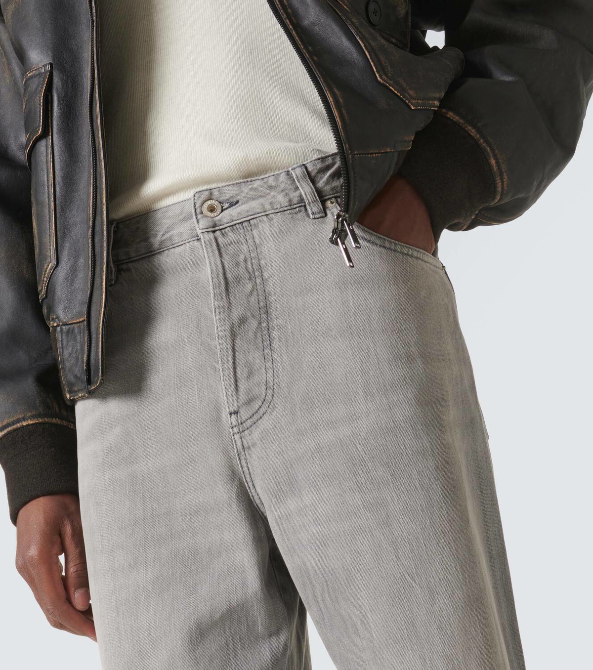 Loewe Anagram wide-leg jeans