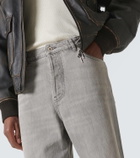 Loewe Anagram wide-leg jeans