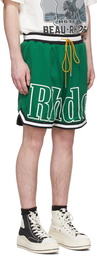 Rhude Green Polyester Shorts