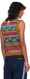Wales Bonner Multicolor adidas Originals Edition Knit Vest