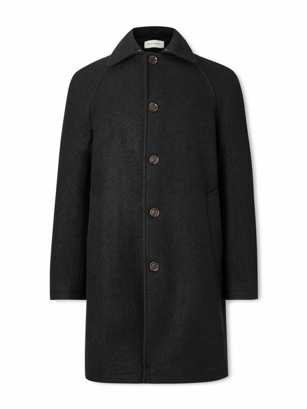 Photo: Oliver Spencer - Arnold Wool Coat - Black
