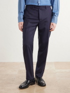 Boglioli - Straight-Leg Virgin Wool Trousers - Blue