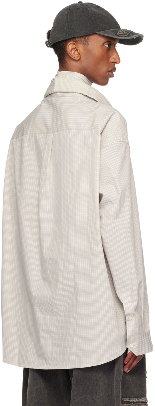 Y/Project Beige Turtleneck Shirt