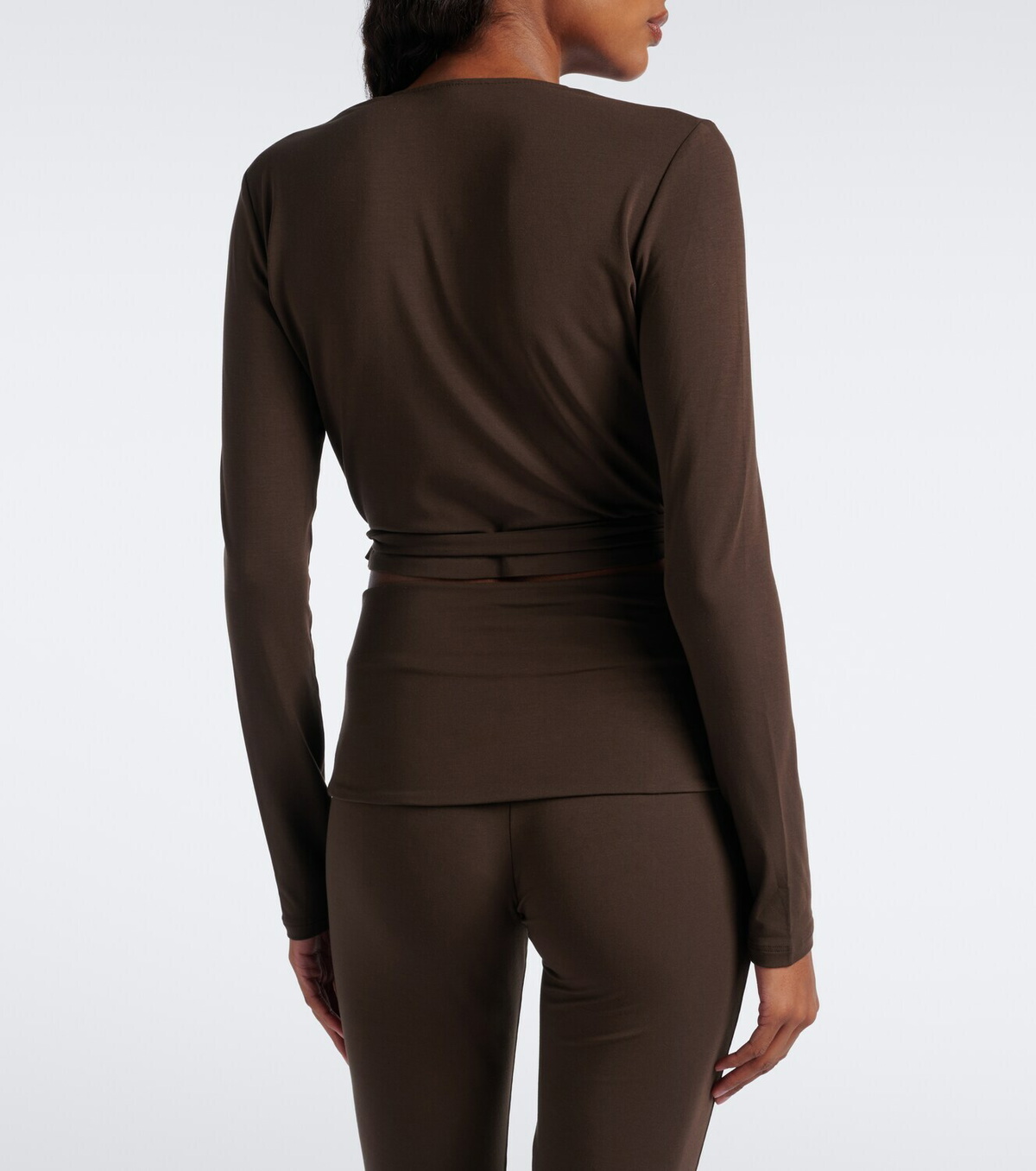 Norba Jersey wrap top