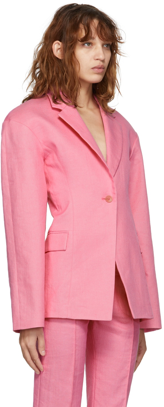 Jacquemus pink coat online