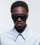 Bottega Veneta - Rectangular acetate sunglasses