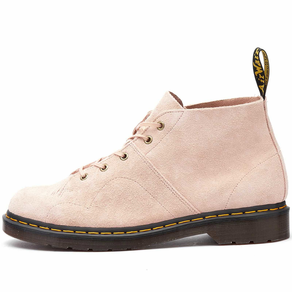 Dr. Martens Men's Church Monkey Boot - 5-Eyelet, Vintage Smooth Leather, Air-Cushion Sole