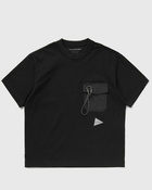 And Wander Pocket Tee Black - Mens - Shortsleeves