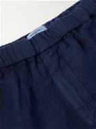 Boglioli - Straight-Leg Linen Trousers - Blue