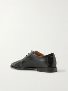 Our Legacy - Collapsing Consultant Leather Derby Shoes - Black