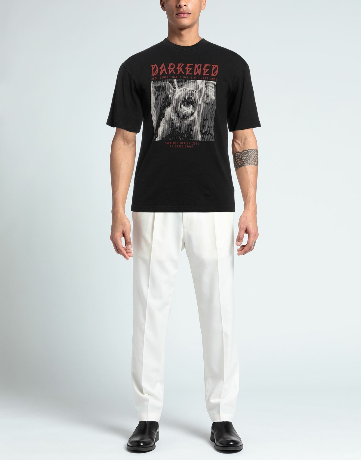 44 Label Group Mens T-shirt in Black