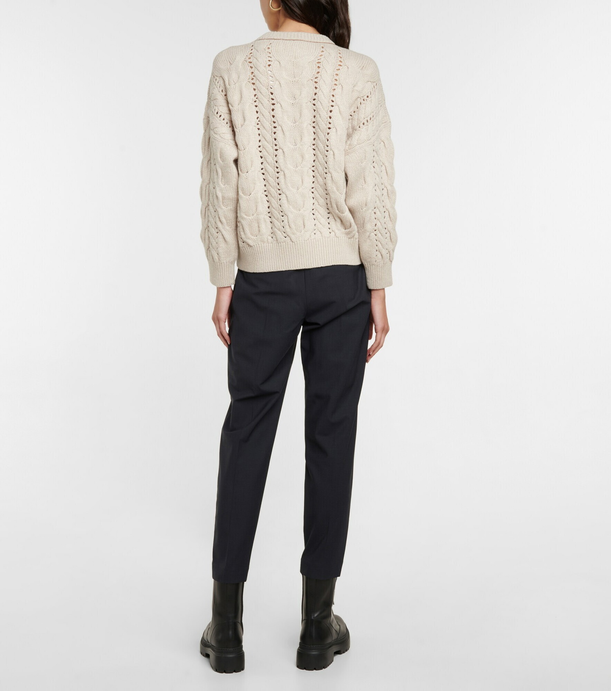 Pull Brunello Cucinelli – Laine, Cachemire Et Soie – Taille 48 (M), Multicolore – Occasion Très Bon état