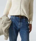 Brunello Cucinelli Braided leather belt