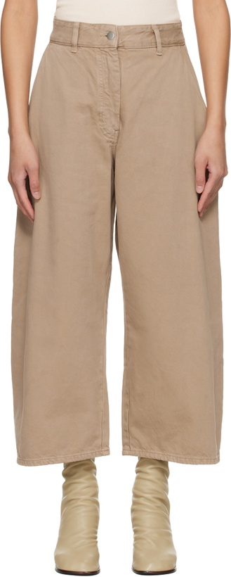 Photo: Studio Nicholson Taupe Chalco Denim Jeans