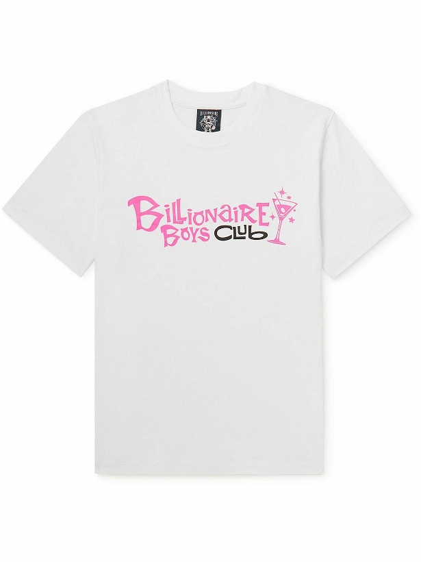 Photo: Billionaire Boys Club - Cocktail Logo-Print Cotton-Jersey T-Shirt - White