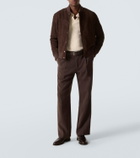 Gabriela Hearst Suede bomber jacket
