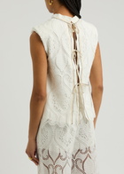 Lug Von Siga Linda Broderie Anglaise top Off White