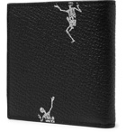 Alexander McQueen - Printed Full-Grain Billfold Wallet - Men - Black