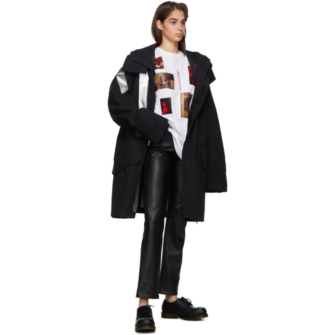 RAF SIMONS×TEMPLA オーバーサイズナイロンフードコート Raf Simons Black Templa Edition Oversized Shell Ski Jacket Raf Simons