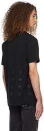 Ksubi Black Krystal Bling Kash T-Shirt