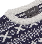 Howlin' - Mr Lawrence Fair Isle Wool Sweater - Men - Gray