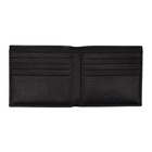 Valentino Garavani Black Grained Logo Bifold Wallet