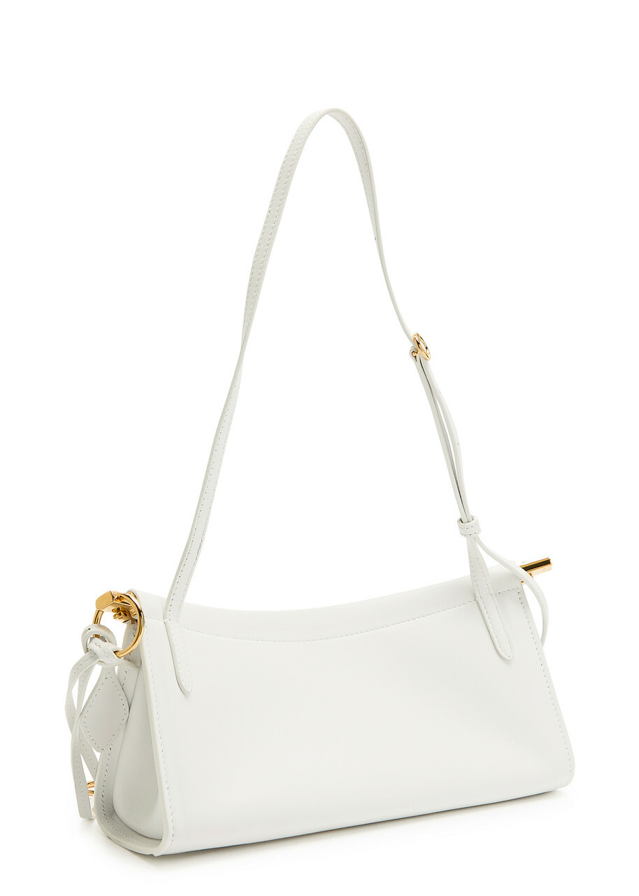 Alaïa East West Leather Shoulder bag - White - One Size