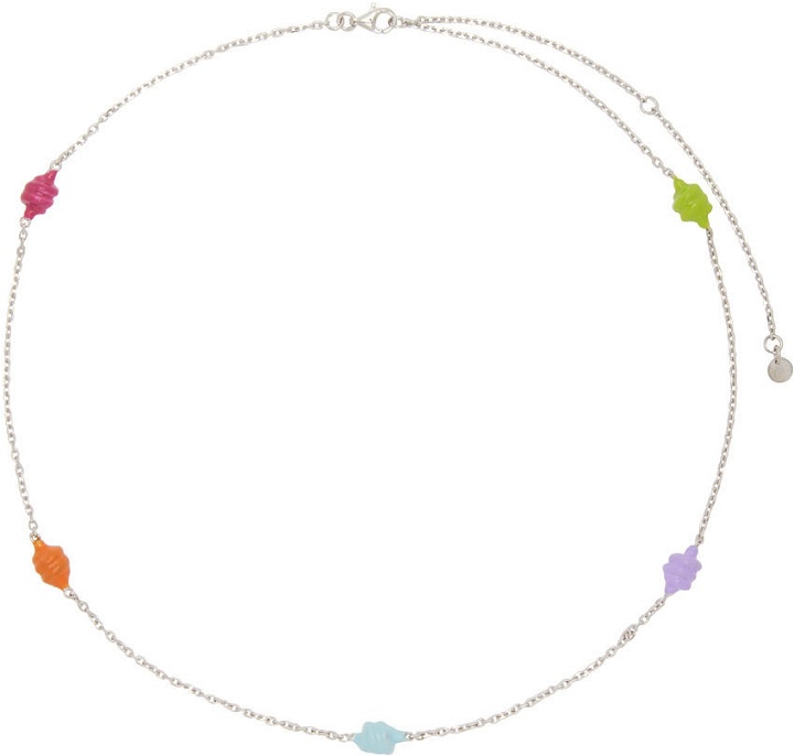 Photo: Marshall Columbia SSENSE Exclusive Silver & Multicolor Knot Necklace