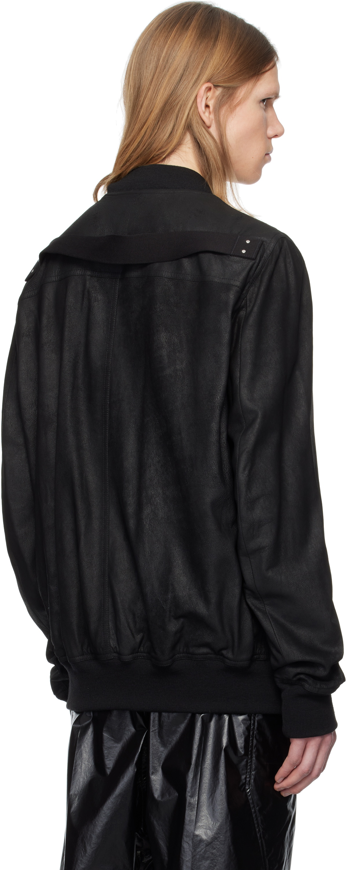 レザージャケット・コート Rick Owens Hollywood Leather Jacket Rick Owens: Women's Hollywood Leather Jacket (Black) | DSMNY