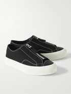 Givenchy - City Low Cap-Toe Canvas and Leather Sneakers - Black