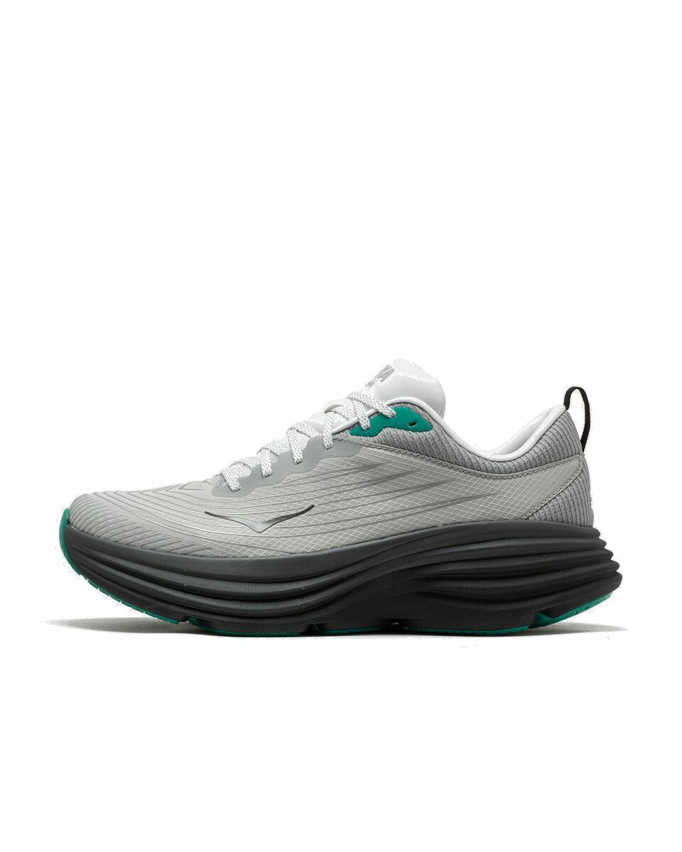 Photo: Hoka One One Bondi 8 Ts Black/Grey - Mens - Lowtop