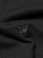 adidas Originals - Logo-Embroidered Organic Cotton-Jersey T-Shirt - Black