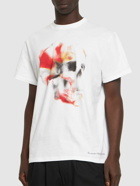 ALEXANDER MCQUEEN - Obscured Skull Cotton T-shirt