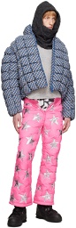 ERL Pink Star Trousers