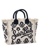 MC2 Saint Barth Vanity Rug White And Blue Tote Bag