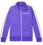 Palm Angels - Striped Logo-Print Tech-Jersey Track Jacket - Purple