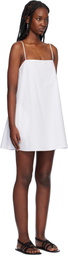Matteau White Square Cami Minidress