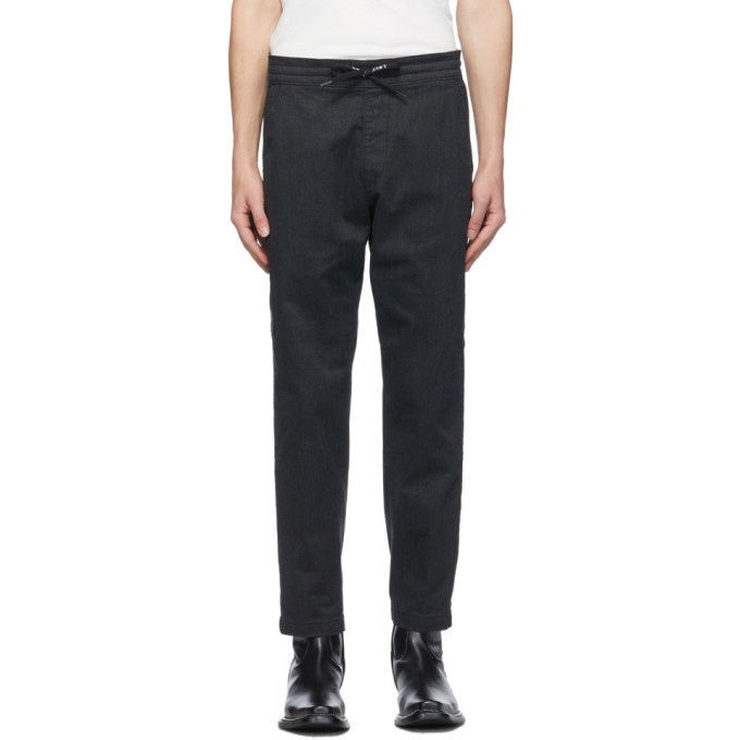 Photo: Levis Black Cropped Pull-On Taper Trousers