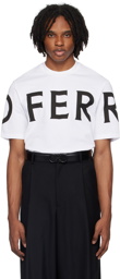 Ferragamo White Printed T-Shirt