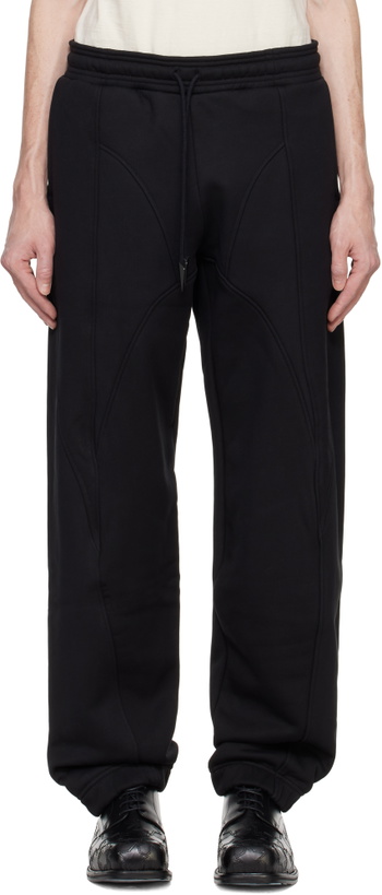 Photo: Mugler Black Light Fleece Track Pants