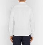 Frescobol Carioca - Slim-Fit Cutaway-Collar Cotton-Piqué Shirt - White