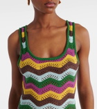 Bananhot Lindsay striped crochet minidress
