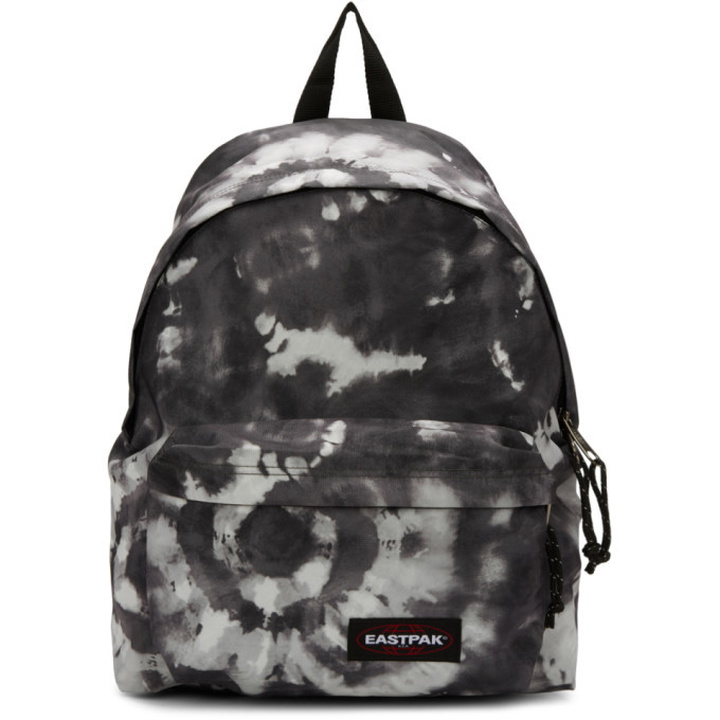 Photo: Eastpak SSENSE Exclusive Black and White Tie Dye Padded Pakr Backpack