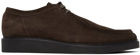 Paul Smith Brown Suede Uriah Lace-Ups