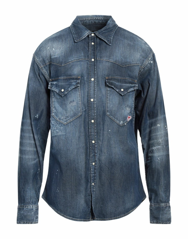 Photo: Dsquared2 Mens Denim shirt in Blue