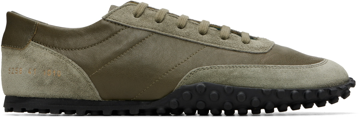 Common Projects Khaki Minimal Runner Seventy Sneakers
