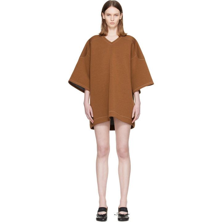Photo: MM6 Maison Margiela Brown Neoprene Mindress