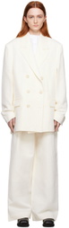 Mark Kenly Domino Tan Off-White Jacobina Blazer